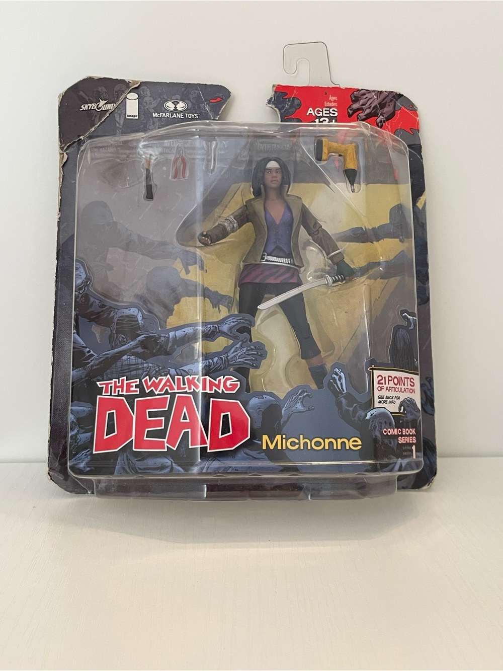 McFarlane The Walking Dead Comic Book Series 1 Michonne Figure Brand New